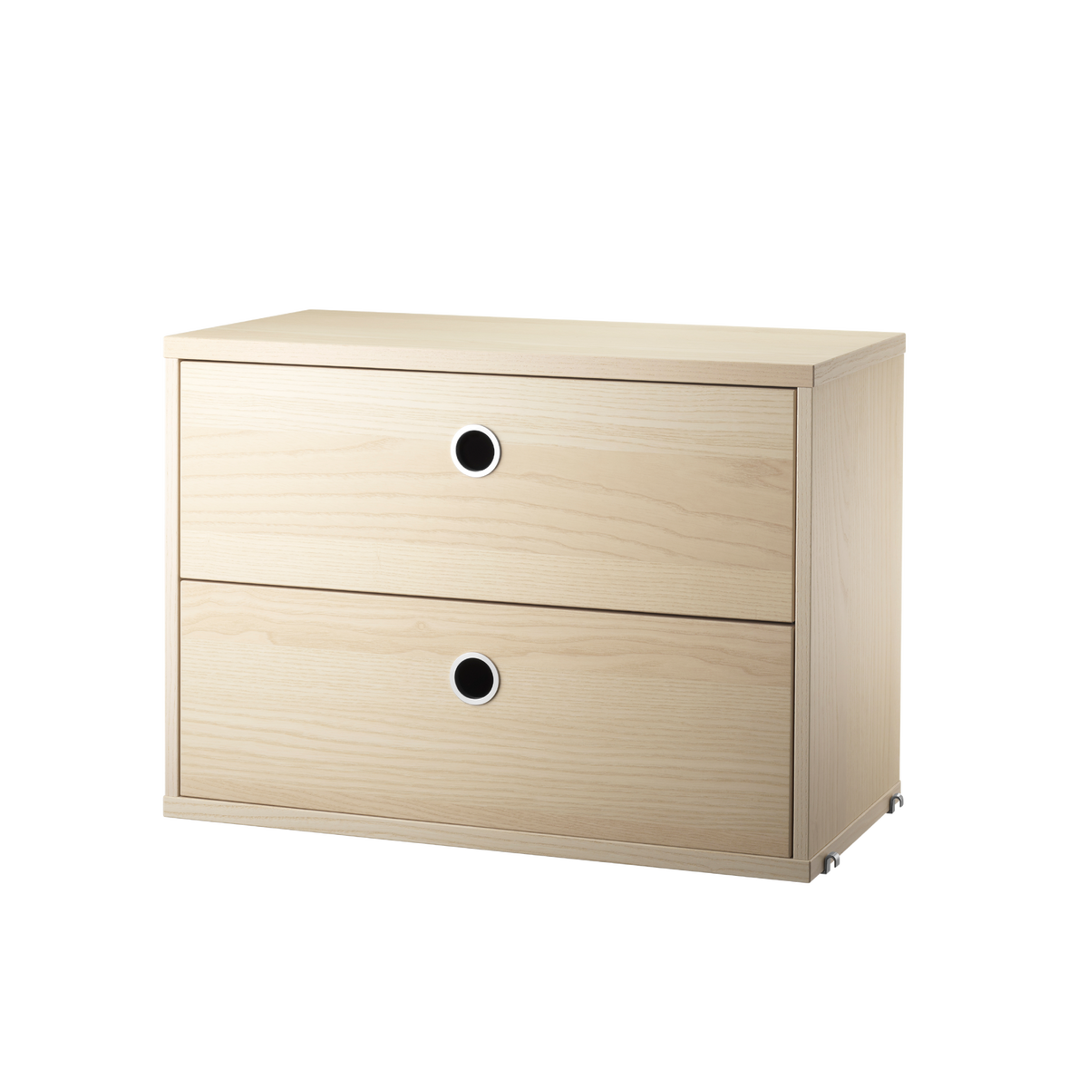 Chest of Drawers w58 x d30 x h42 cm in Ash by String Furniture