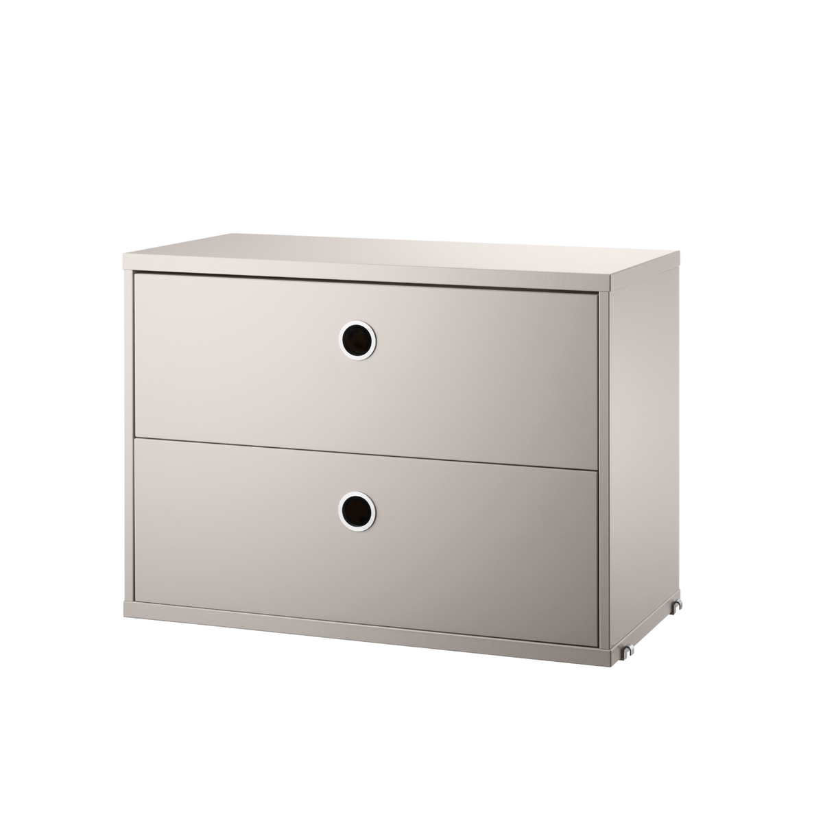 Chest of Drawers w58 x d30 x h42 cm in Beige by String Furniture