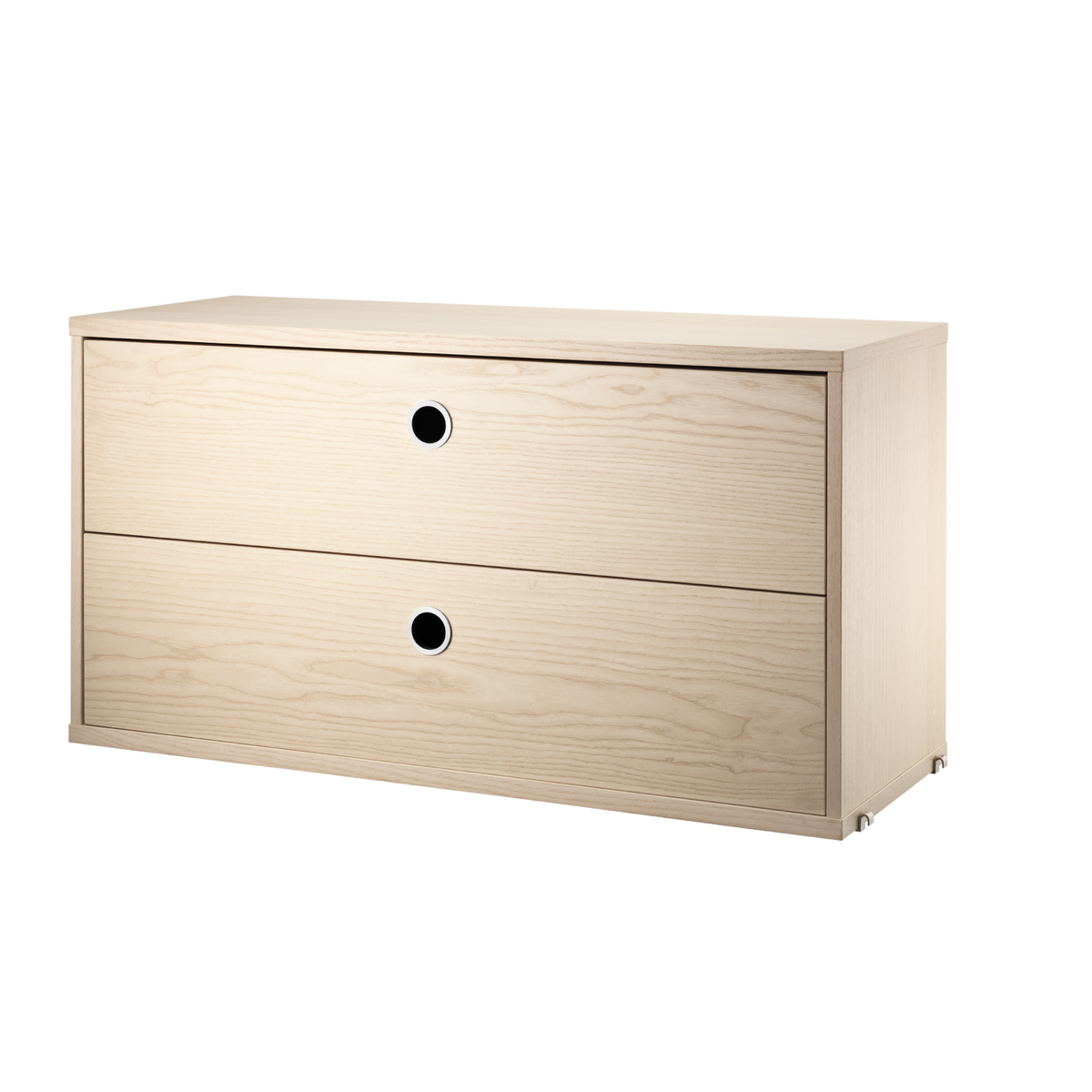 Chest of Drawers w78 x d30 x h42 cm in Ash by String Furniture