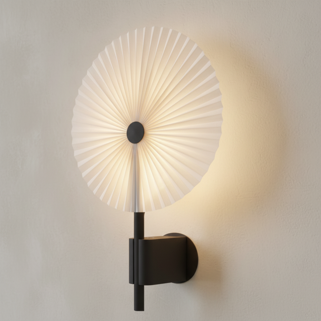 Gejst Liris Wall Sconce Light, Black