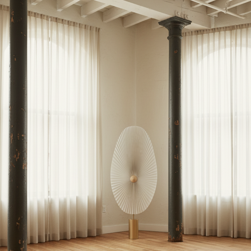 Gejst Liris Floor Lamp - Brass