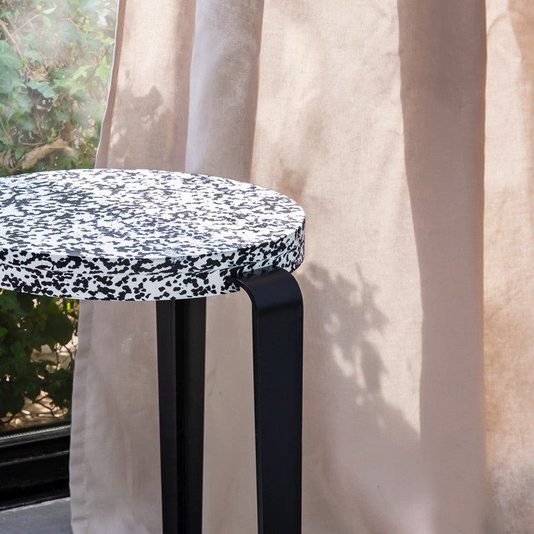 TIPTOE LOU stool - Macchiato recycled plastic