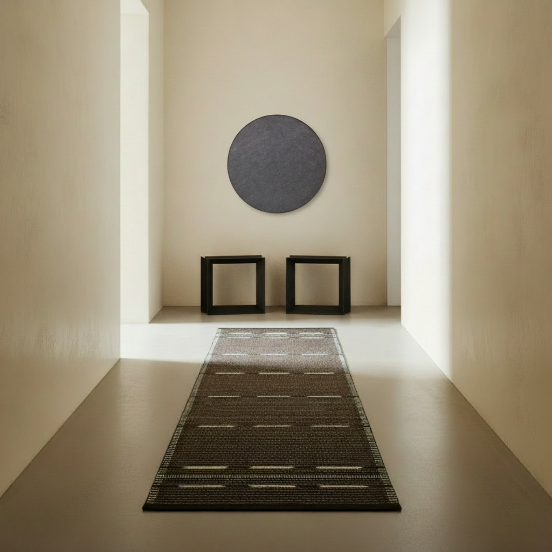 Vibeke Klint Rug VK-10, Brown/Black - Runner