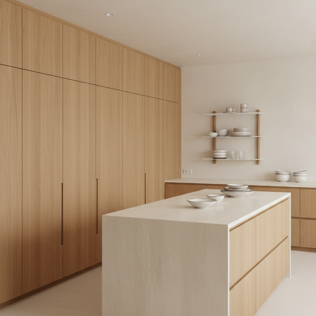 Gejst Nivo Shelf Large A - light oak/white