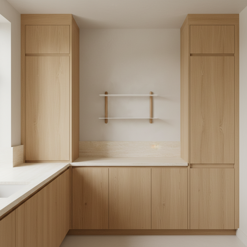 Gejst Nivo Shelf Large F - light oak / white