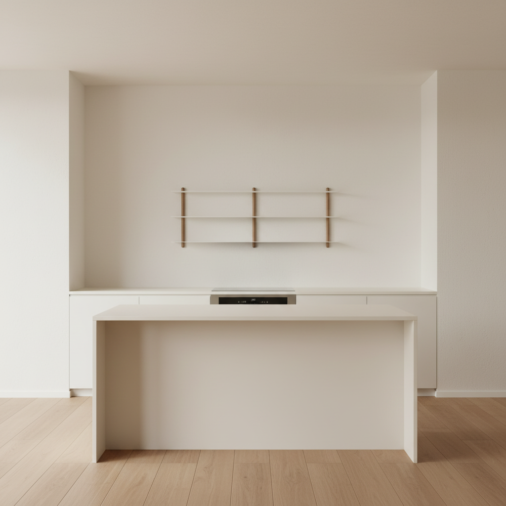 Gejst Nivo Shelf Small D - light oak/white
