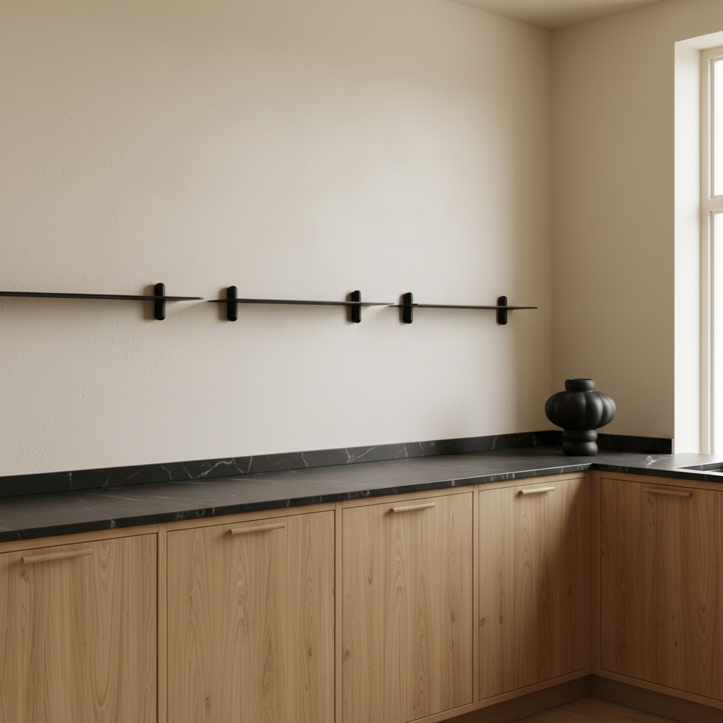 Gejst Nivo Shelf Large G - black ash/ black