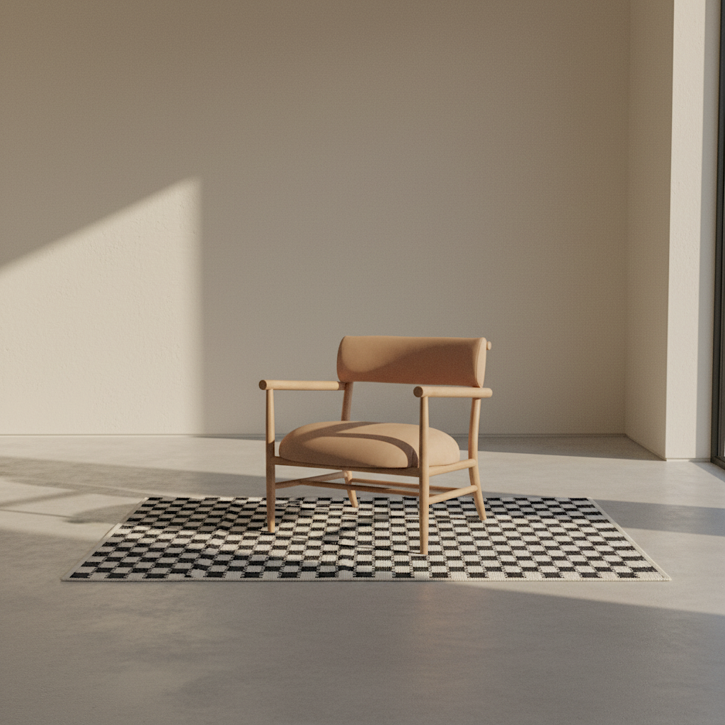 Vibeke Klint Rug VK-5 black/white