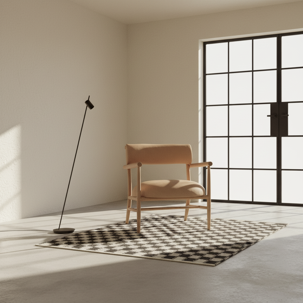 Vibeke Klint Rug VK-5 black/white