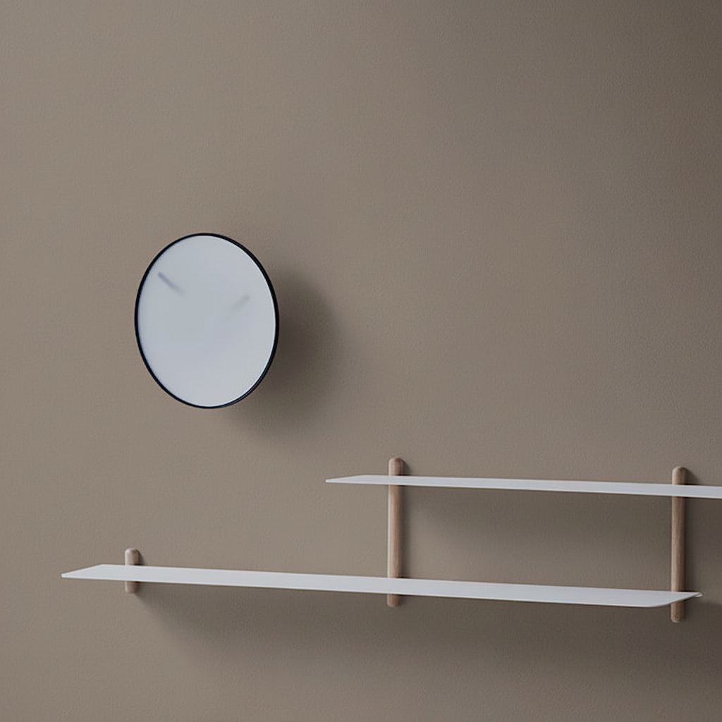 Gejst Nivo Shelf Small H - light oak/white