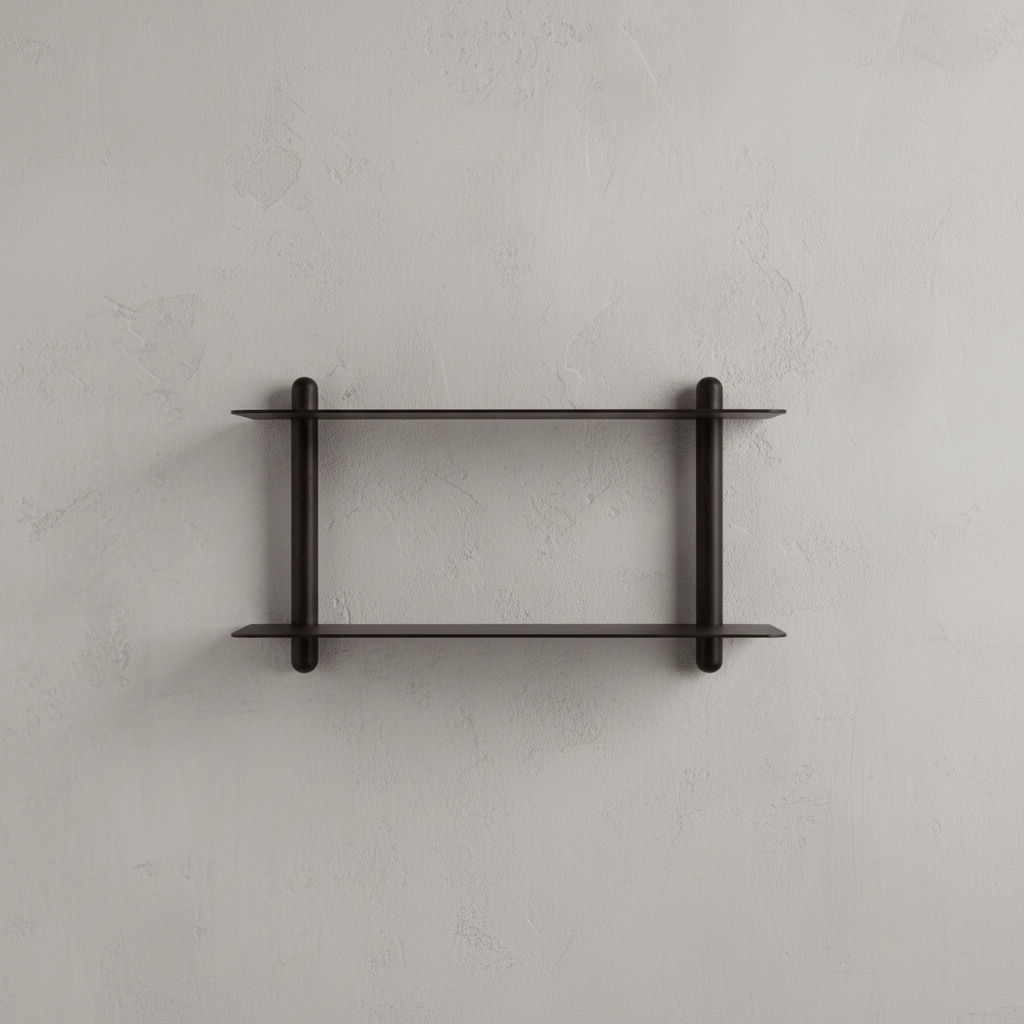 Gejst Nivo Shelf Large F - black ash/ black