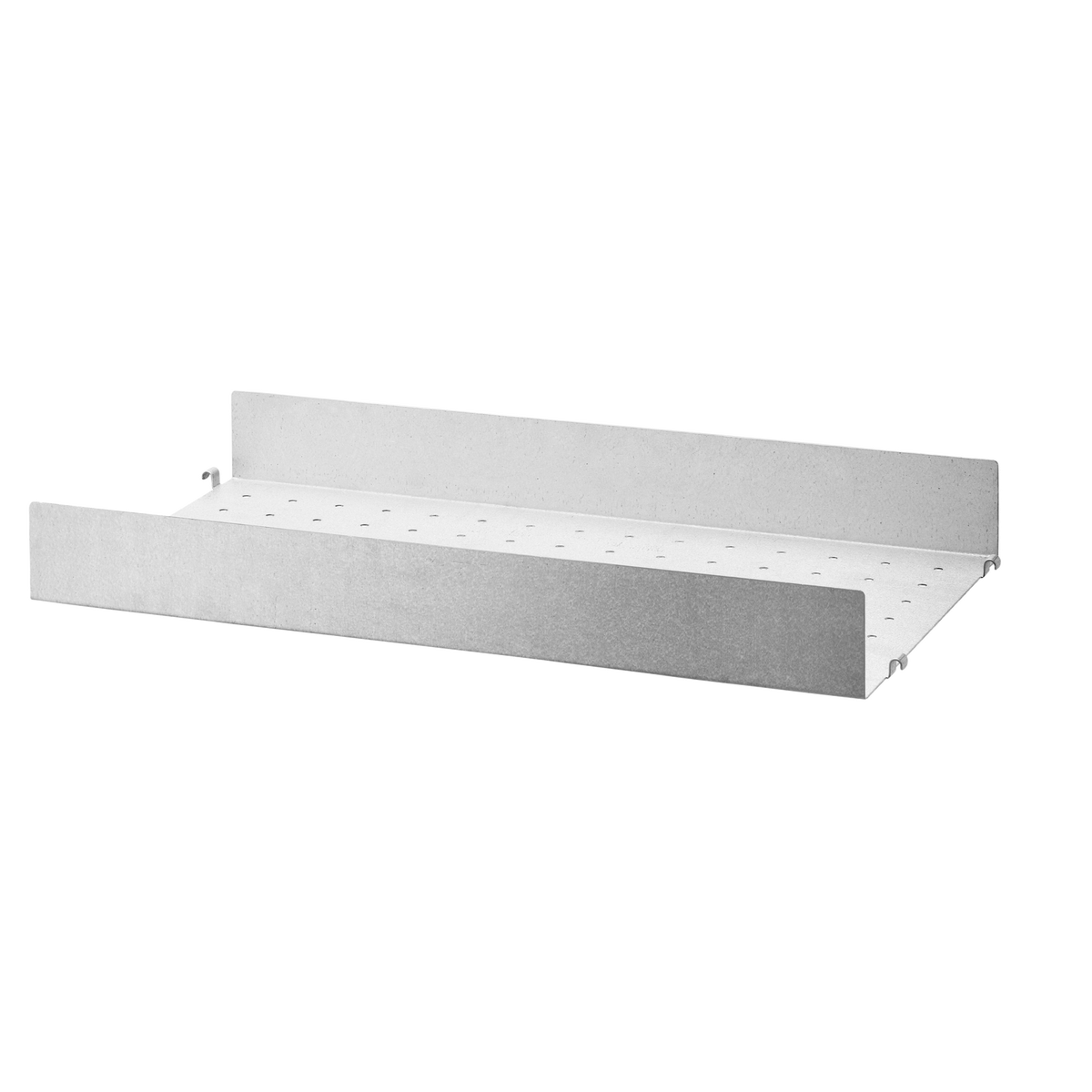 Metal Shelf High w58 x d30 cm in Galvanized by String Furniture