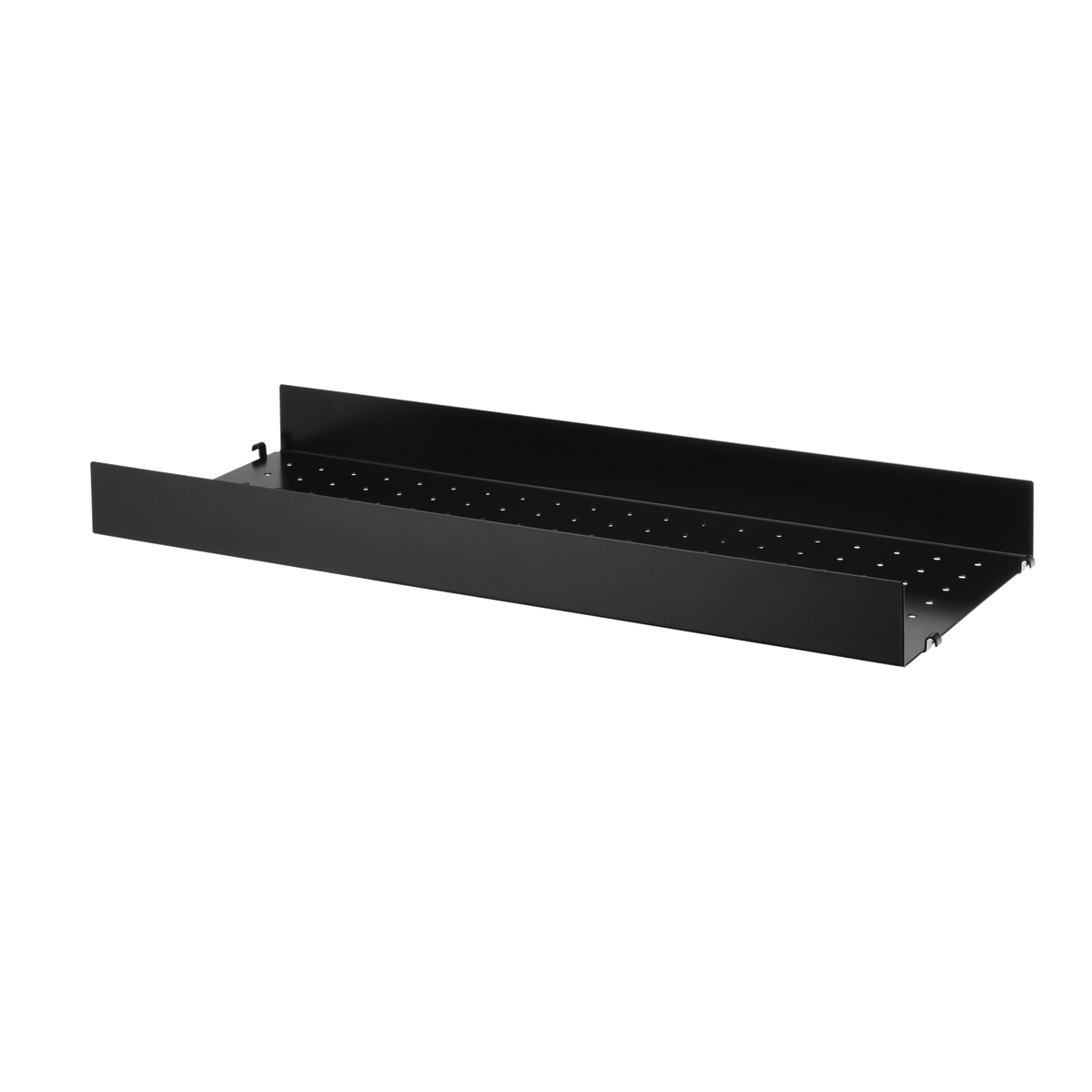 Metal Shelf High w78 x d30 cm in Black by String Furniture