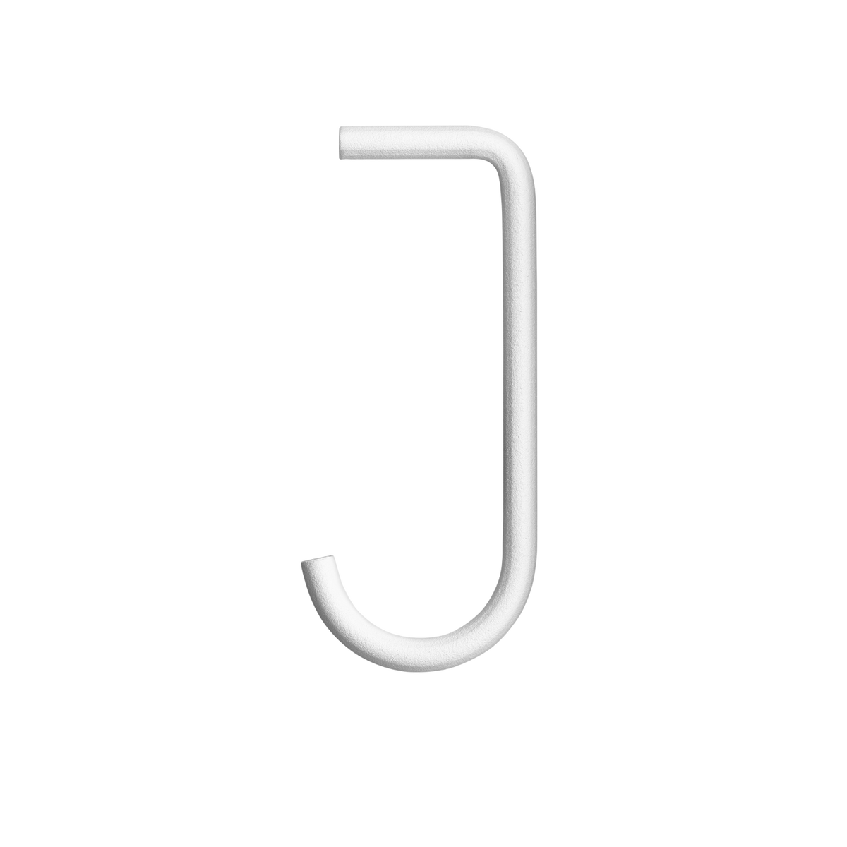 Metal Hook J in White by String Furniture