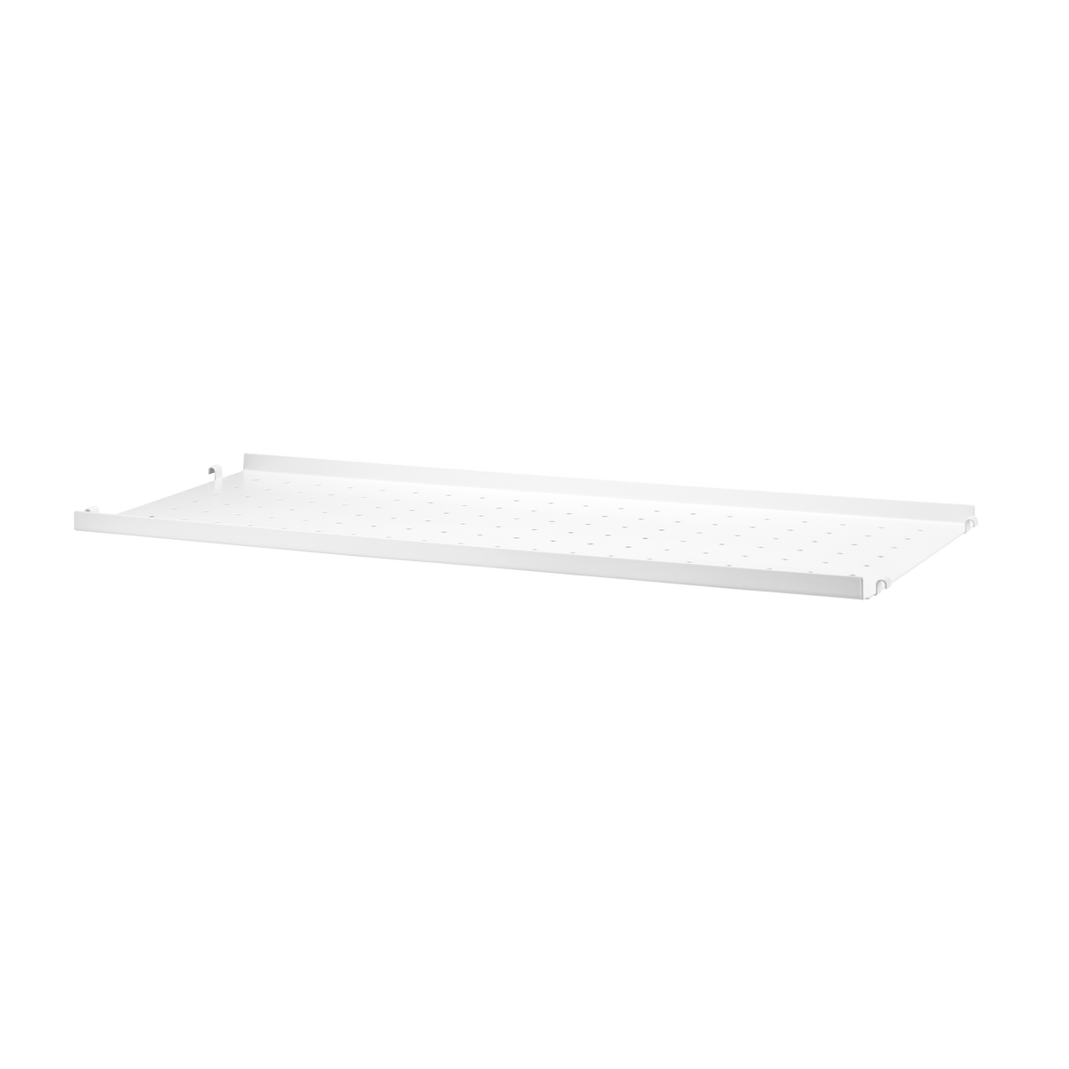 Metal Shelf Low w78 x d30 cm in White by String Furniture