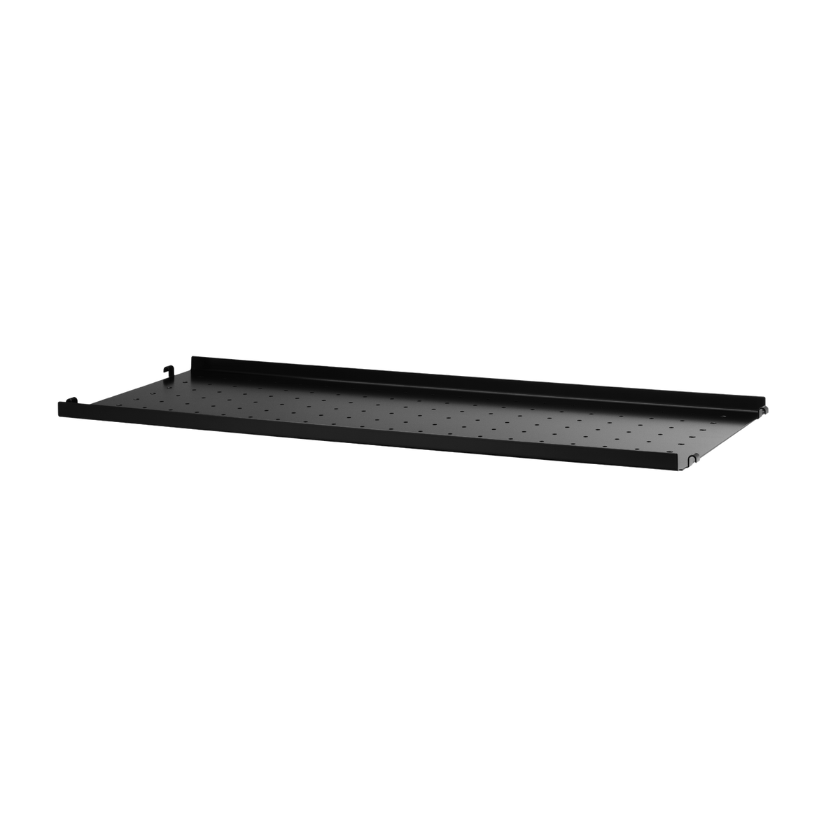 Metal Shelf Low w78 x d30 cm in Black by String Furniture