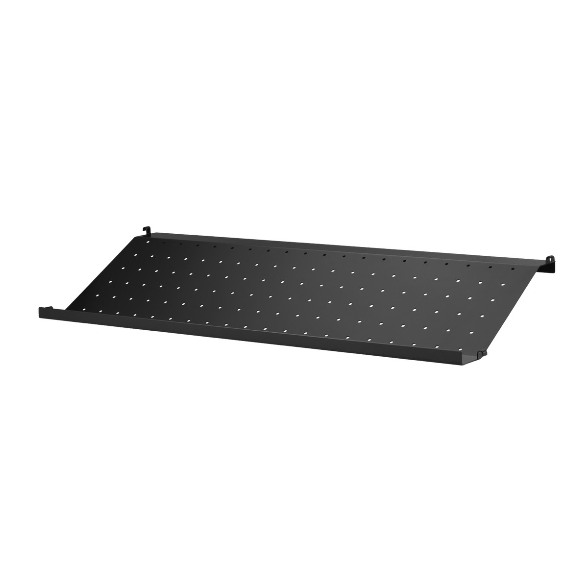Shoe Shelf w78 x d30 cm in Black by String Furniture