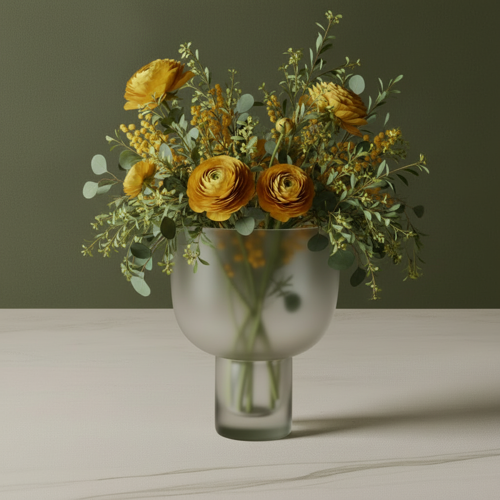 Gejst Nebl Vase Small, Frosted