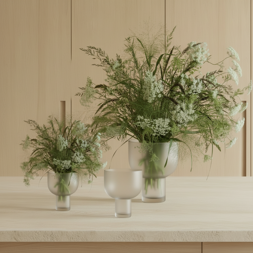 Gejst Nebl Vase Medium, Frosted