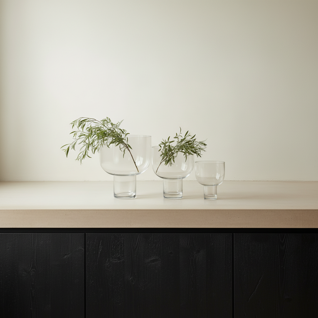Gejst Nebl Vase Small, Clear