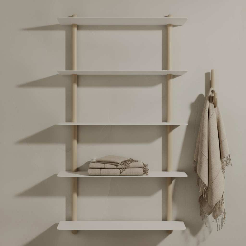 Gejst Nivo Shelf Large E - light oak/white