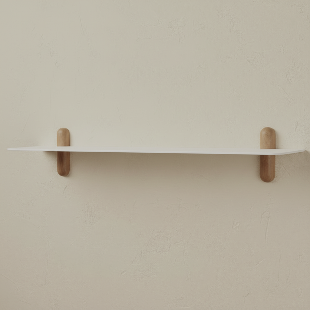 Gejst Nivo Shelf Small G - light oak/white