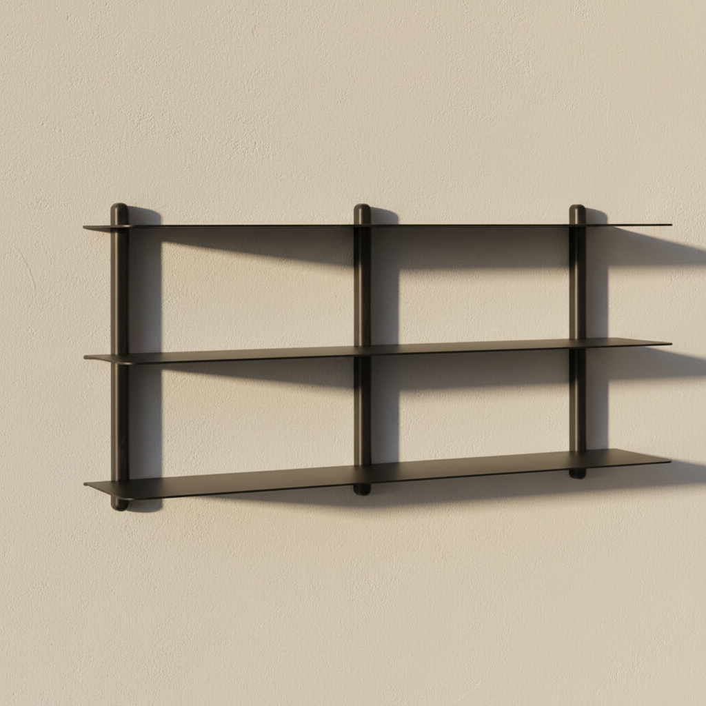 Gejst Nivo Shelf Large D - black ash/ black