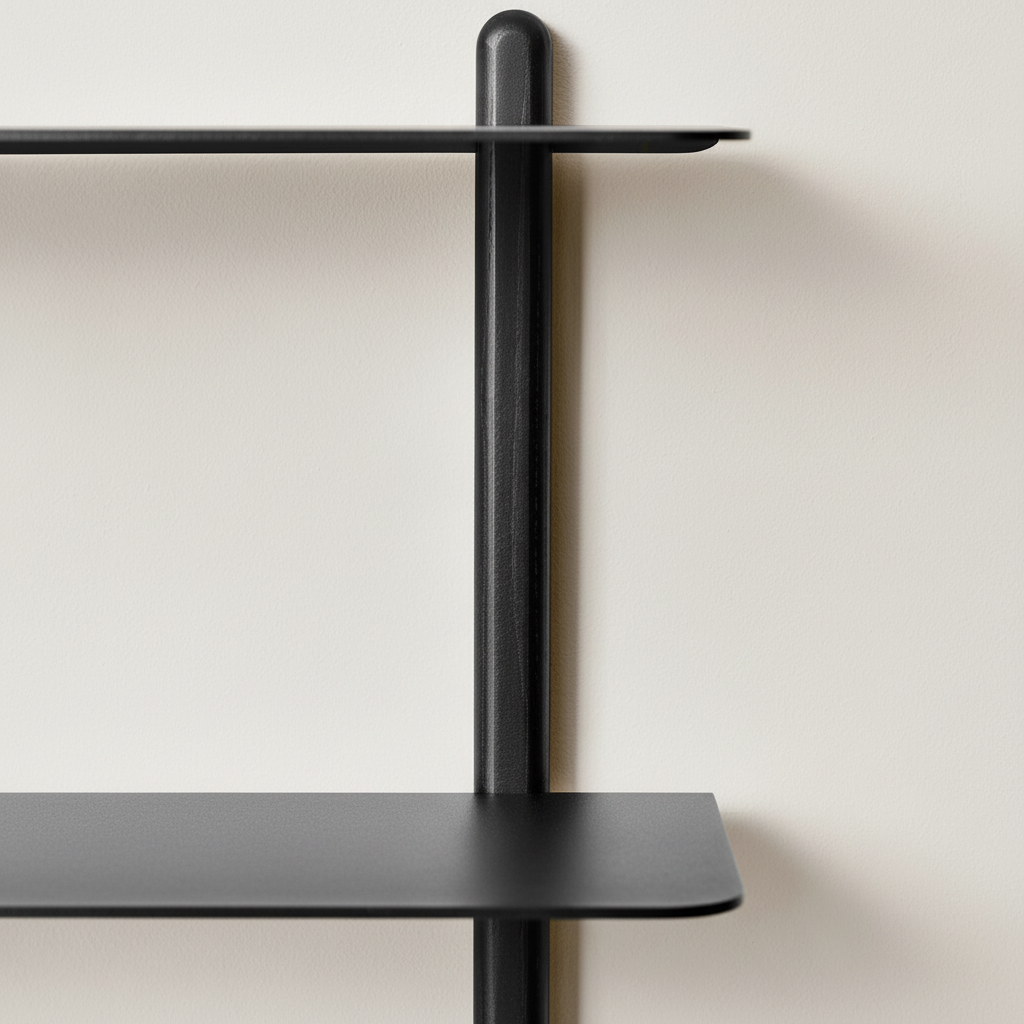 Gejst Nivo Shelf Large E - black ash/black