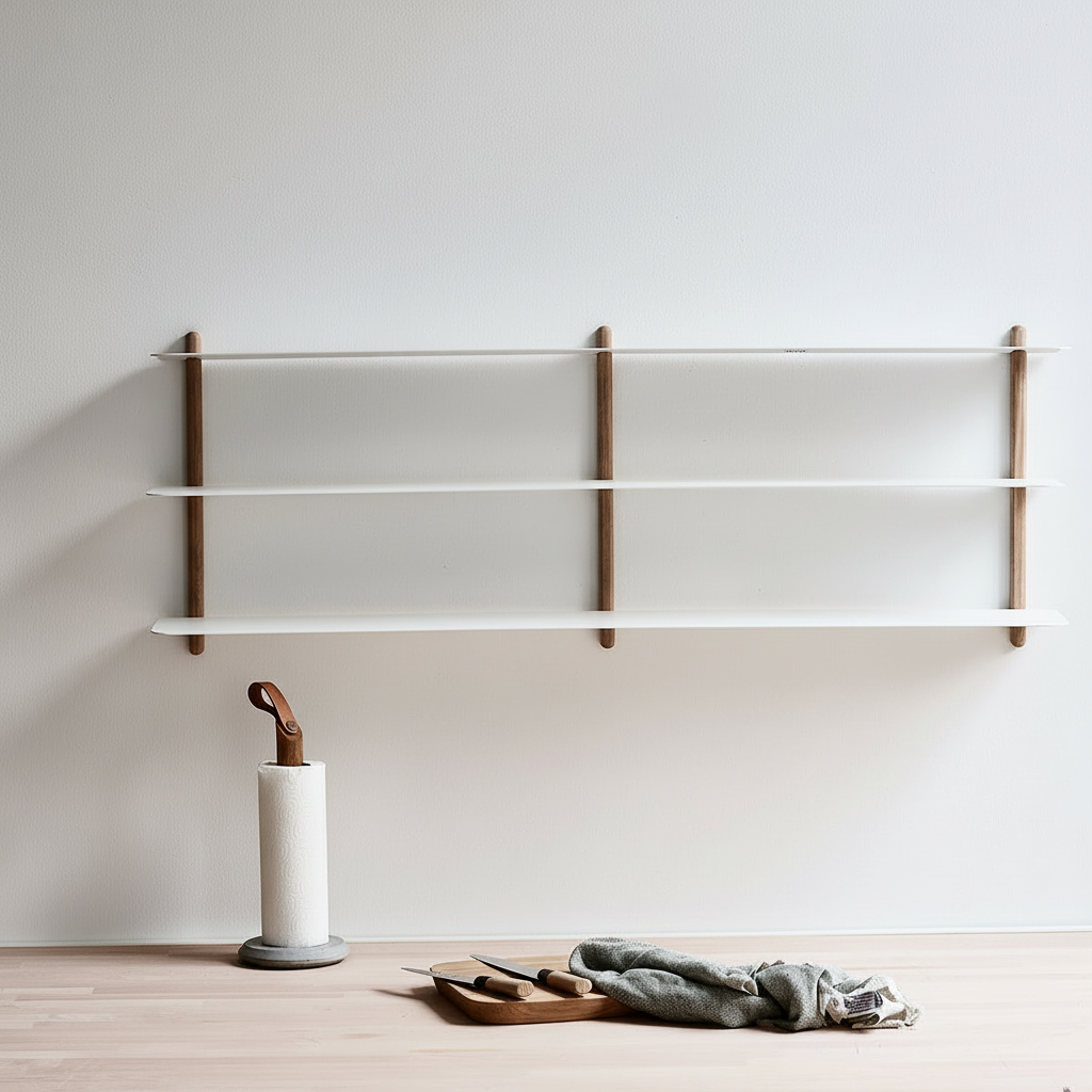 Gejst Nivo Shelf Small D - light oak/white
