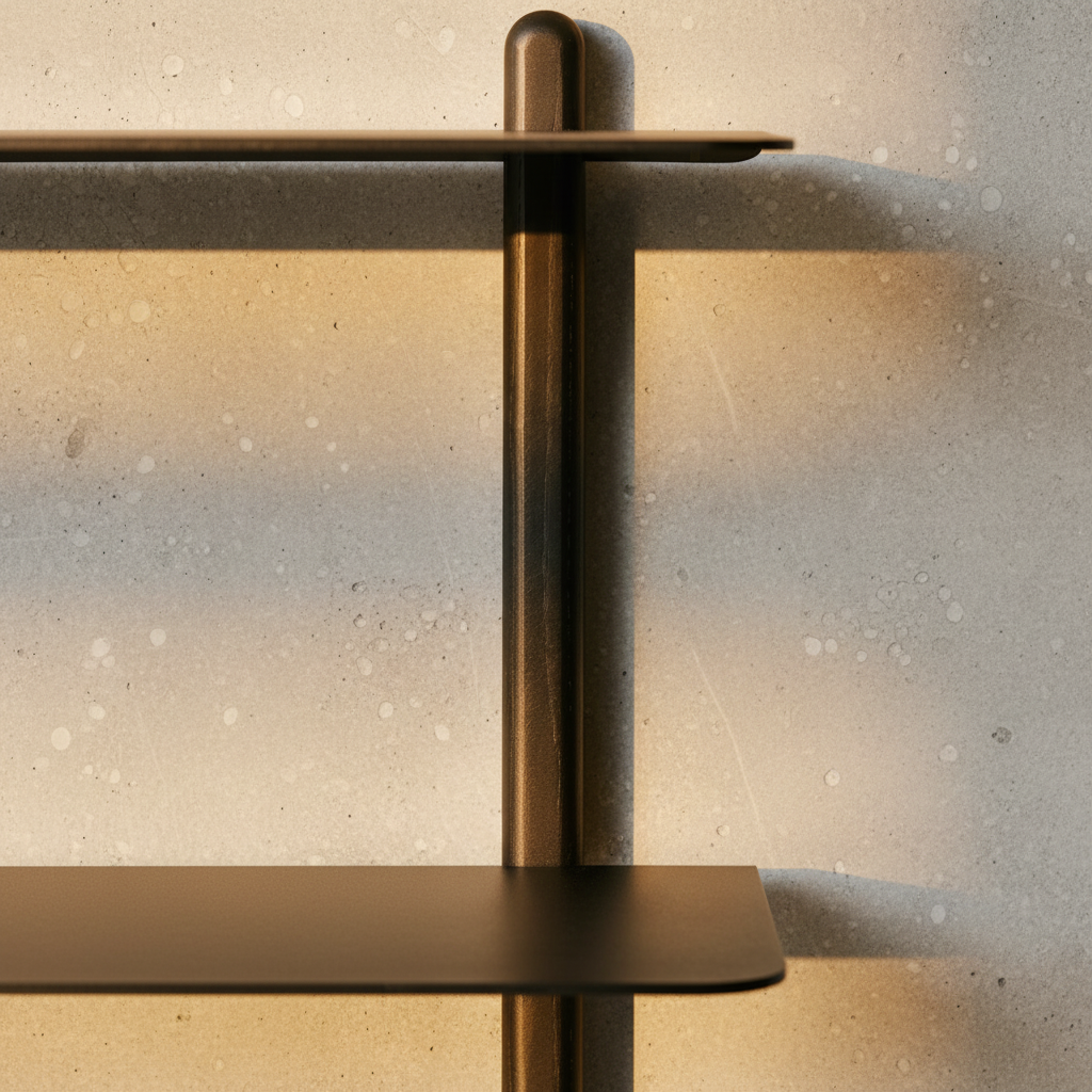 Gejst Nivo Shelf Small E - black ash/black