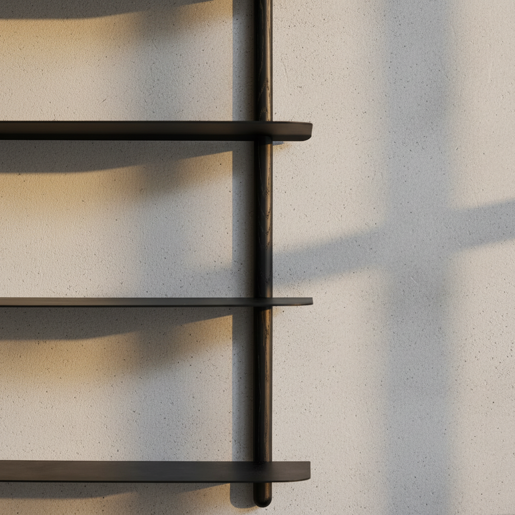 Gejst Nivo Shelf Small E - black ash/black
