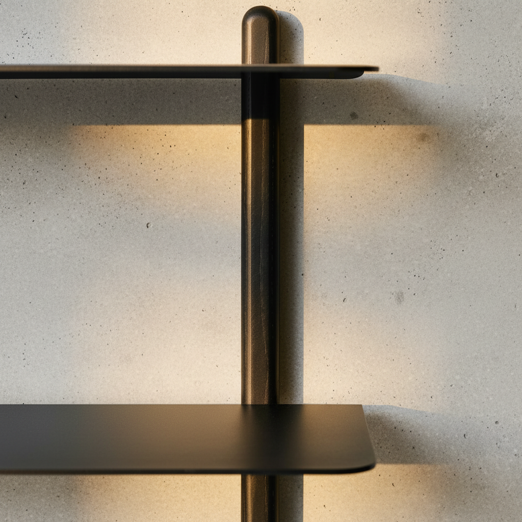 Gejst Nivo Shelf Small B - black ash/black