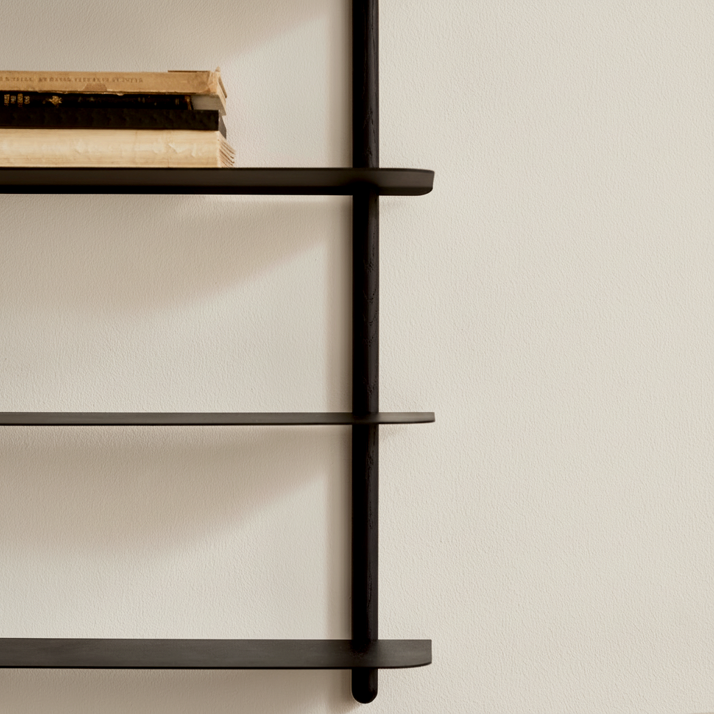 Gejst Nivo Shelf Large E - black ash/black