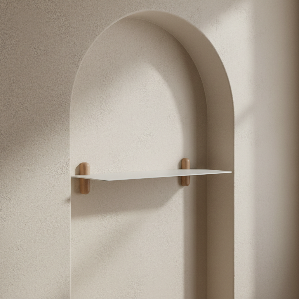 Gejst Nivo Shelf Small G - light oak/white