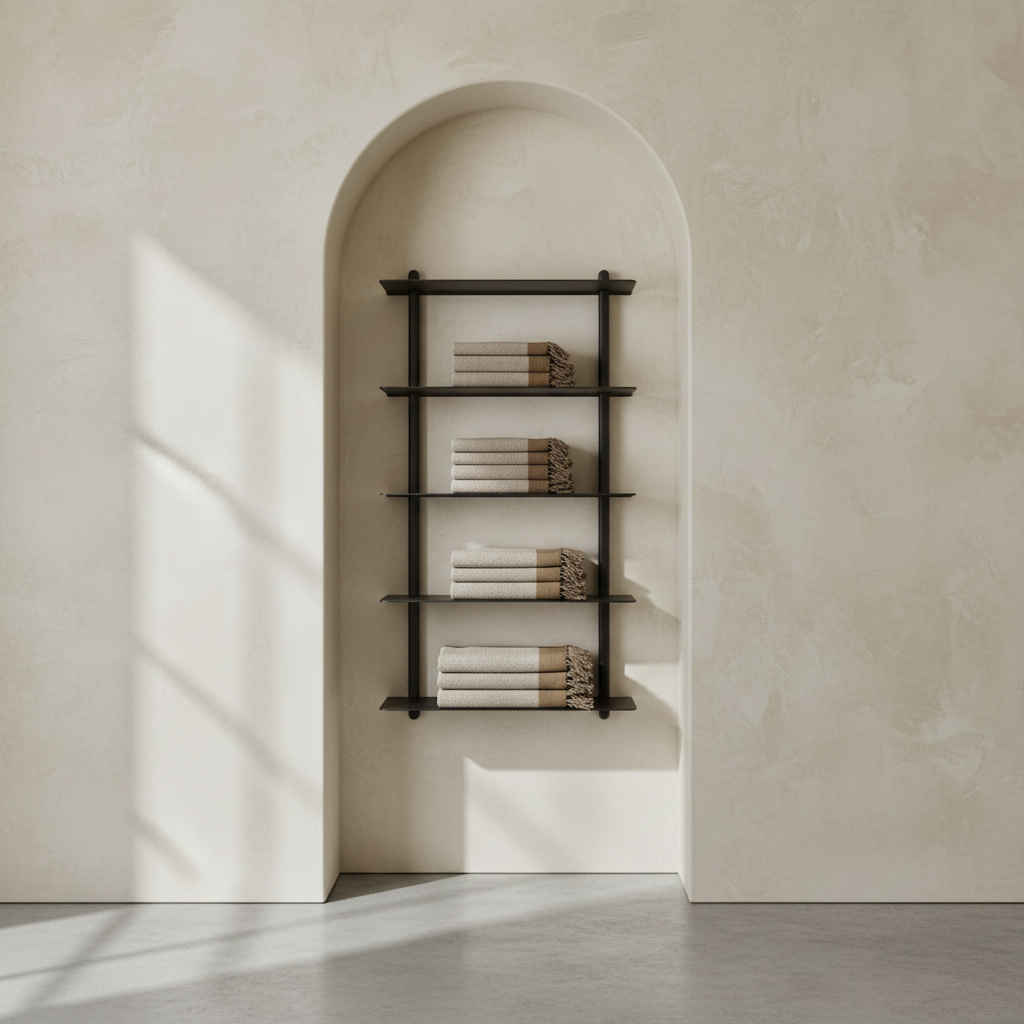 Gejst Nivo Shelf Large E - black ash/black