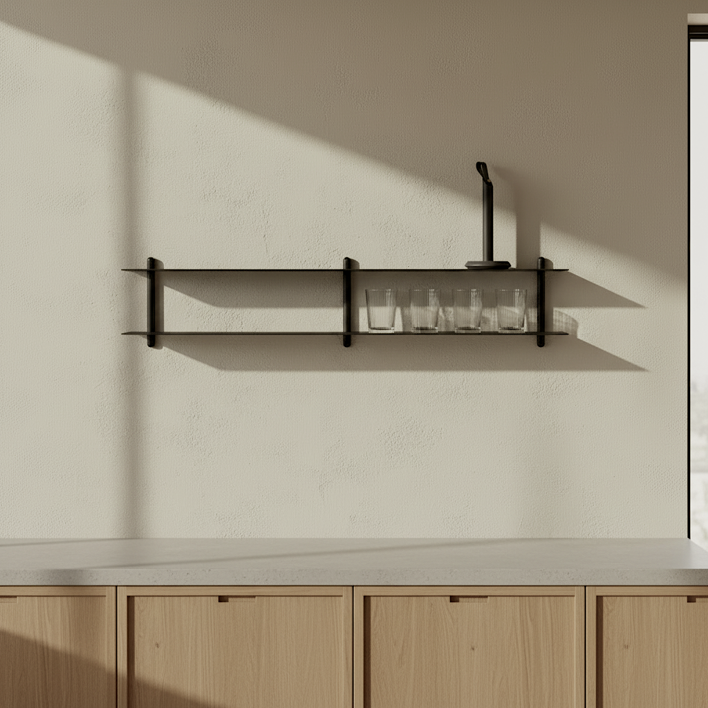 Gejst Nivo Shelf Small C - black ash/black