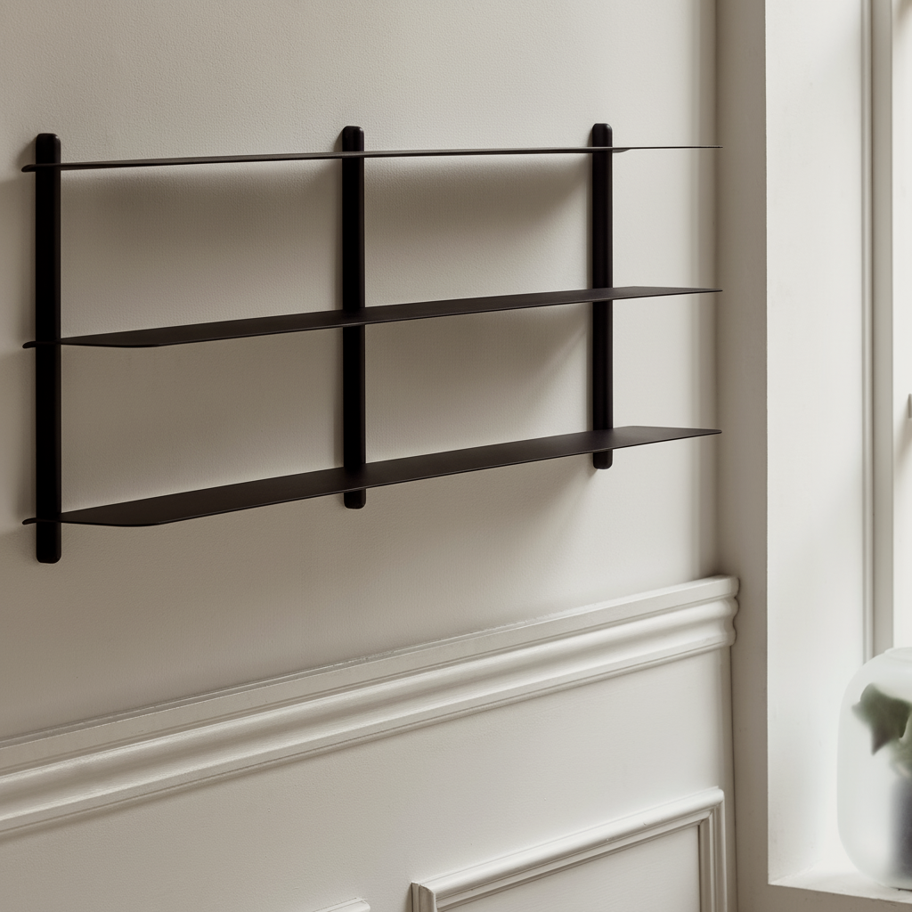Gejst Nivo Shelf Large D - black ash/ black