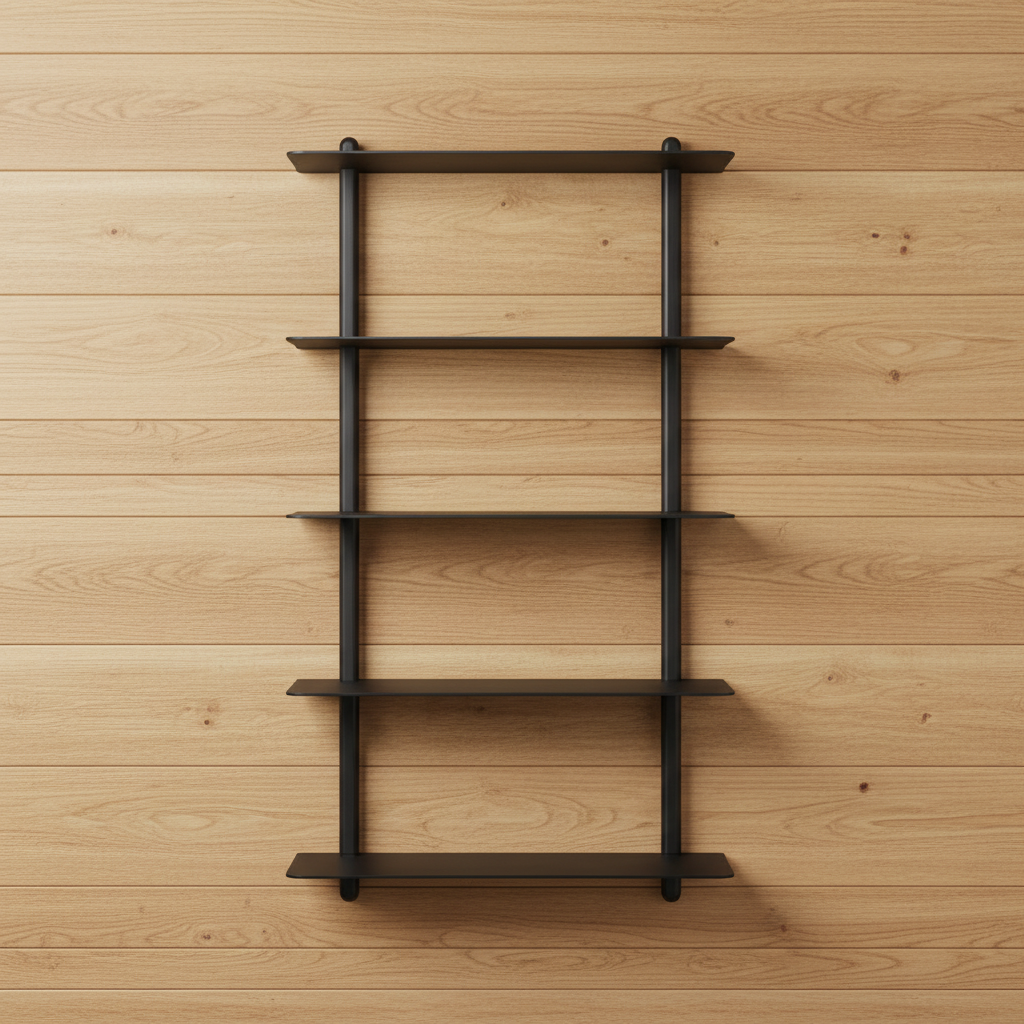 Gejst Nivo Shelf Large E - black ash/black