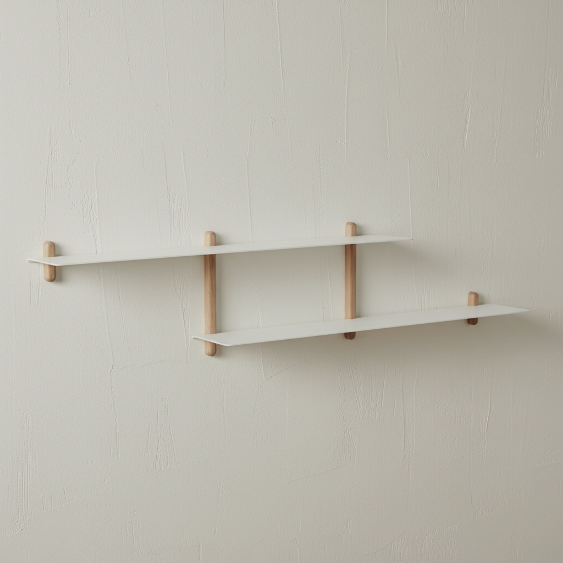 Gejst Nivo Shelf Small H - light oak/white