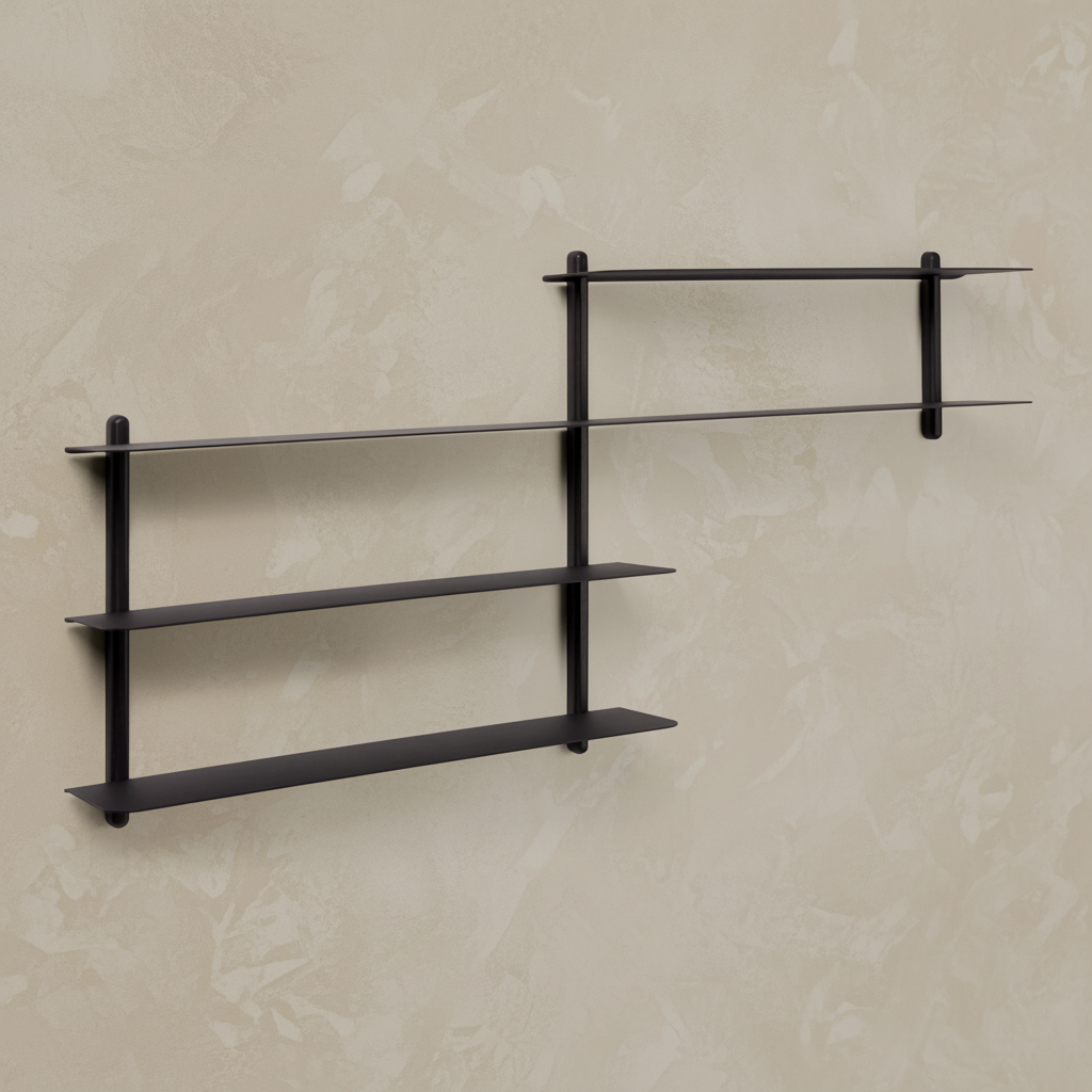 Gejst Nivo Shelf Small B - black ash/black