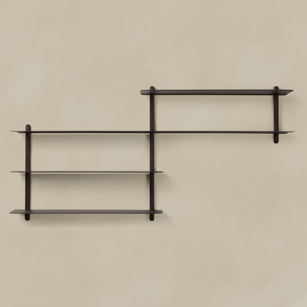 Gejst Nivo Shelf Small B - black ash/black