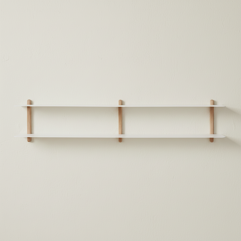Gejst Nivo Shelf Small C - light oak/white