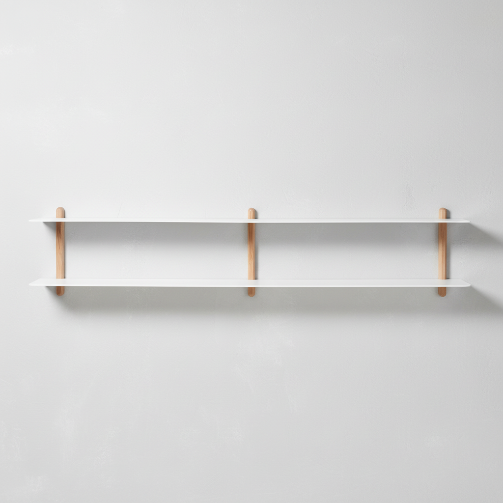Gejst Nivo Shelf Small C - light oak/white