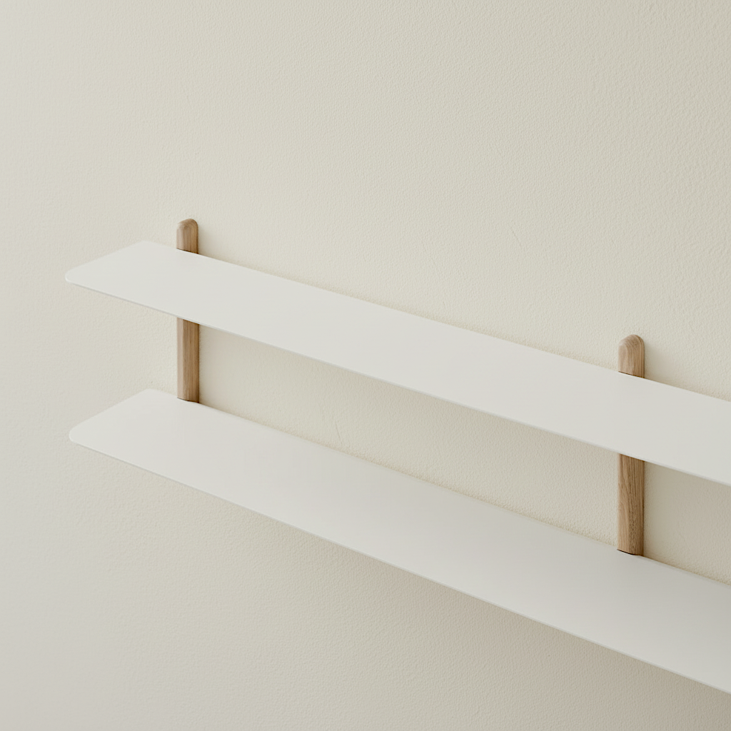 Gejst Nivo Shelf Small C - light oak/white