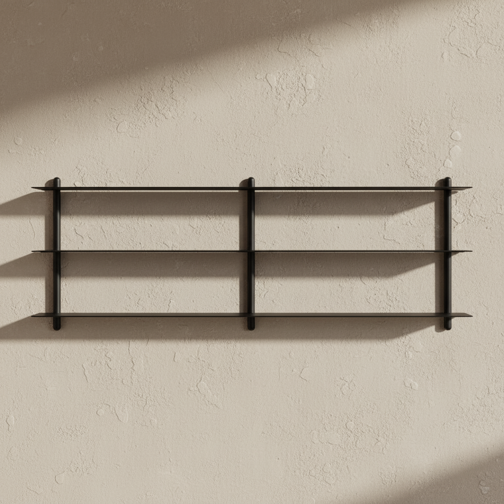 Gejst Nivo Shelf Small D - black ash/black