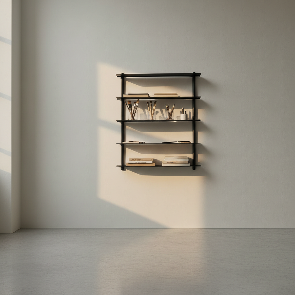 Gejst Nivo Shelf Small E - black ash/black