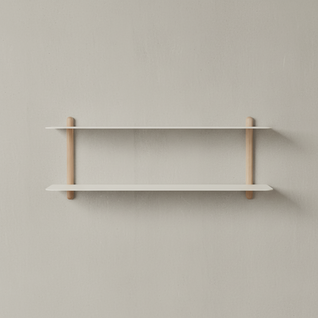 Gejst Nivo Shelf Small F - light oak/ white