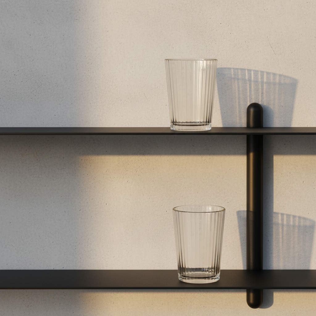 Gejst Nivo Shelf Small B - black ash/black