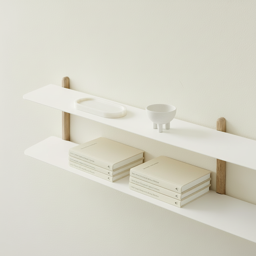 Gejst Nivo Shelf Small C - light oak/white