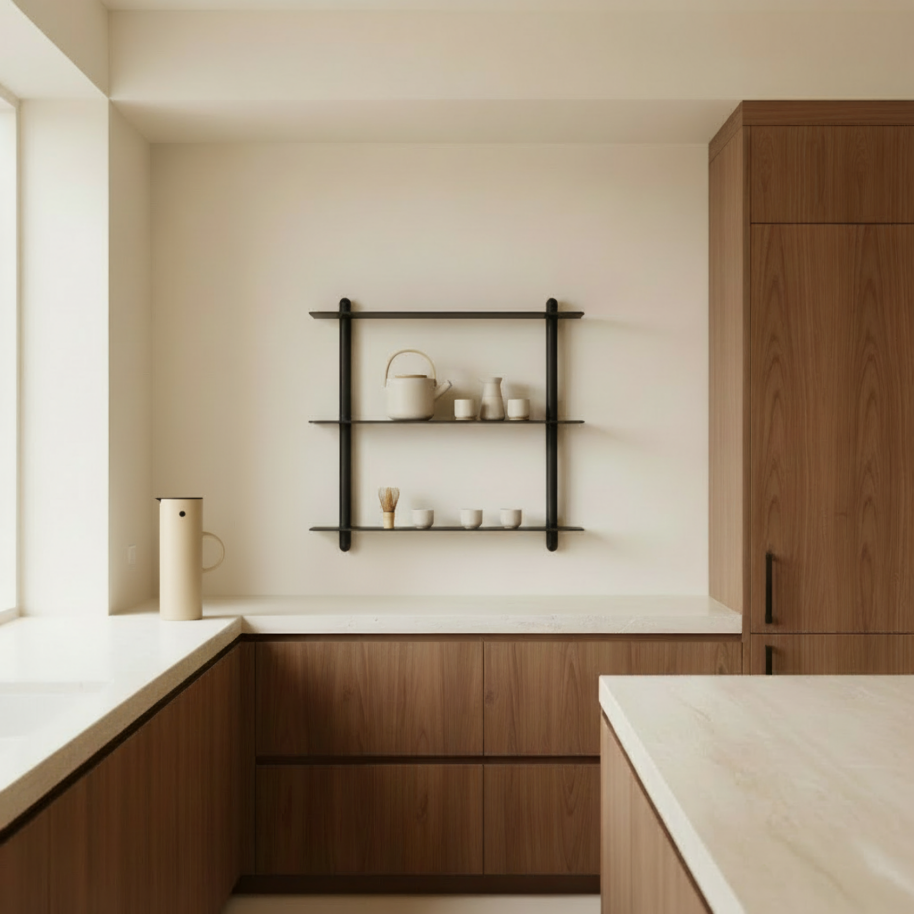 Gejst Nivo Shelf Large A - black ash/ black